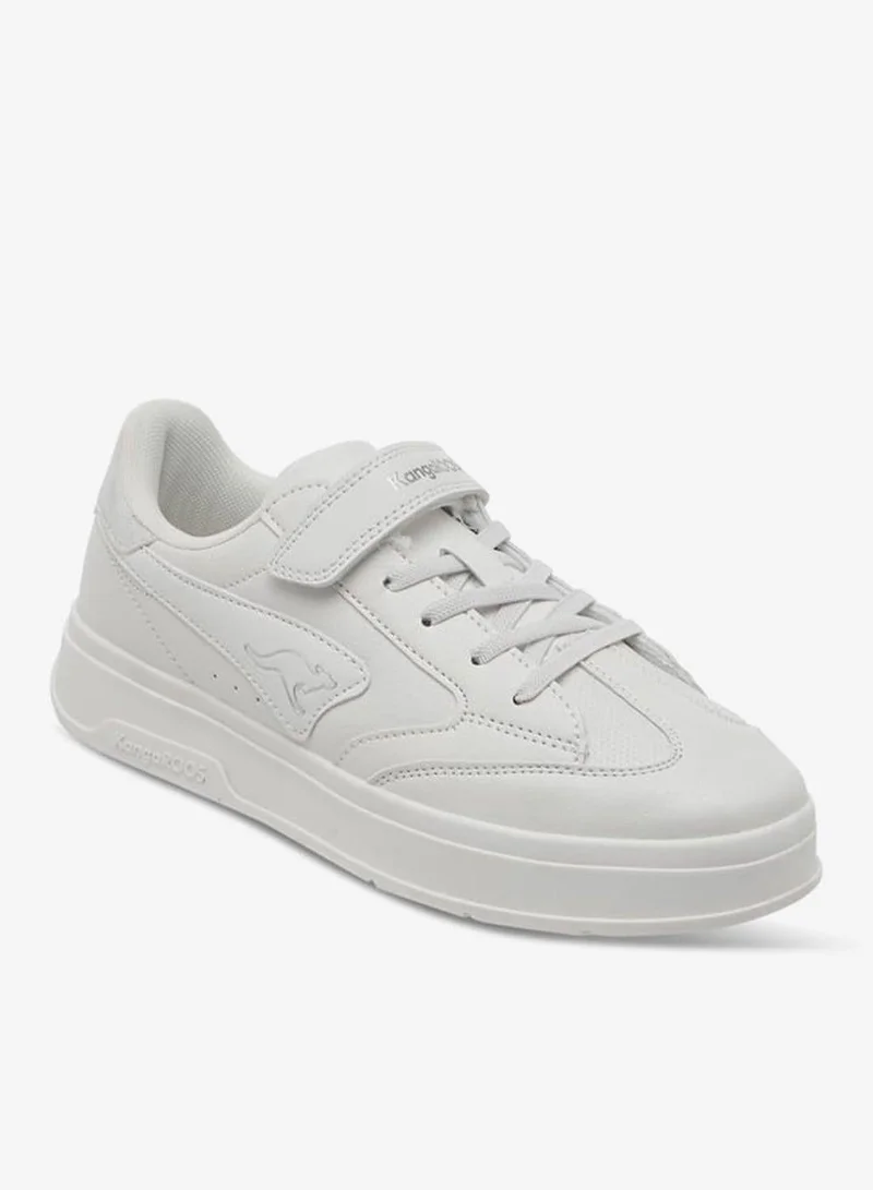 kangaROOS WHITE Women's Panelled Sports Shoes With Hook And Loop Closure for Women | Best Price UAE