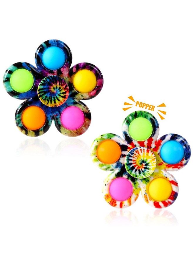 GIGILLI Fidget Spinners Pop 2 Pack Kids Fidget Toys Bulk Goodie Bag Stuffers Kids Party Favors Adhd Autism Sensory Toys Toddler Classroom Prizes - Image 1