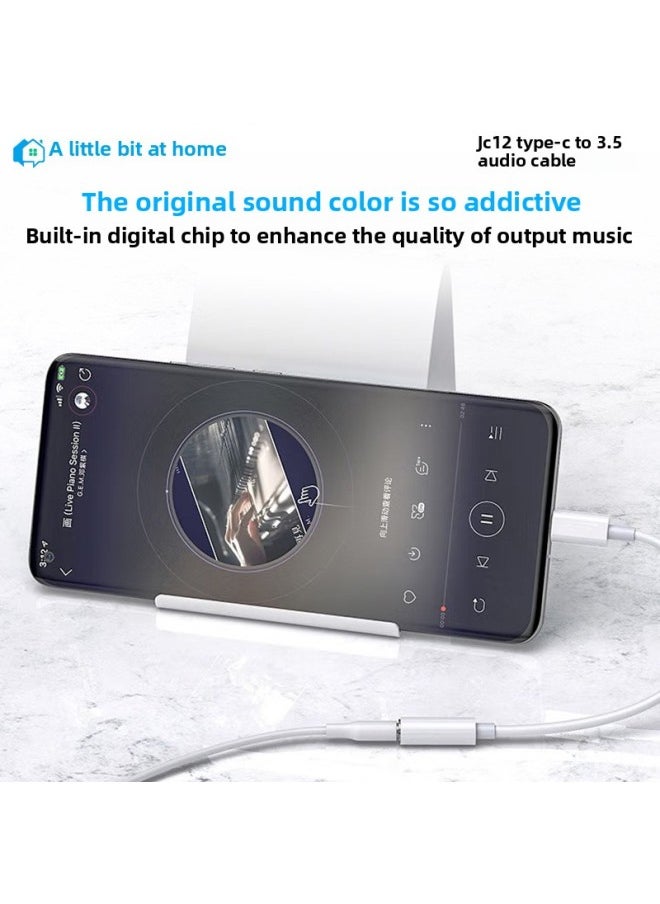 Generic Jiayou Diandian Youge Type-C To 3.5 Adapter Universal Headphone Adapter Cable Lighting15/JC12-Color:JC12/TYPE-c To 3.5 Audio Cable  - Image 3