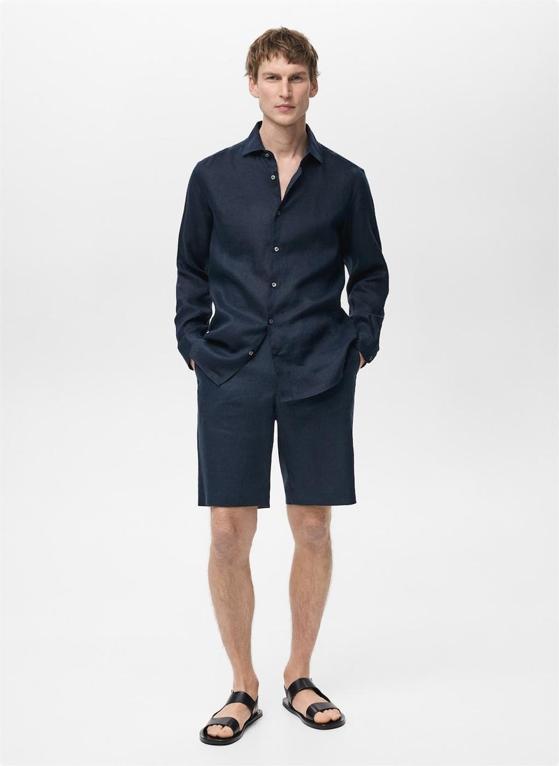Mango Man Essential Bermuda Shorts  - Image 4