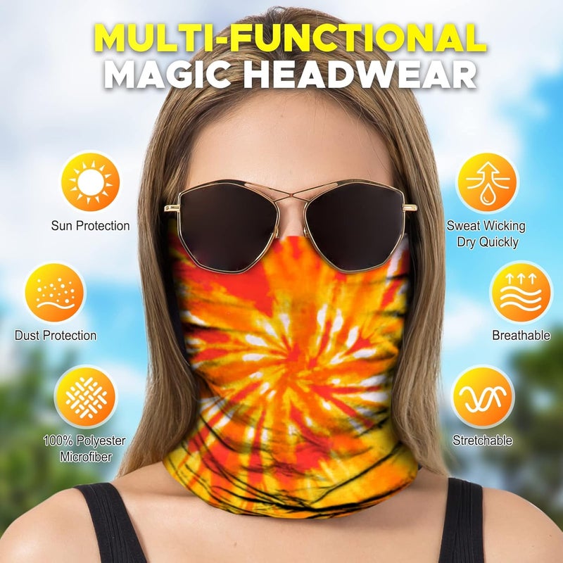 JOEYOUNG Headwear, Bandana, Neck Gaiter Head Wrap Headband Balaclava Magic Scarf - Image 2