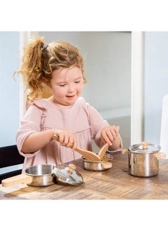 Metal Pan Set Pretend Play Toy For Kids Cooking Simulation Educational Toys And Color Perception Toy For Preschool Age Toddlers Boys Girls - pzsku/Z00FDB0D66E7C7296FC9EZ/45/_/1692164340/e4b8b73d-4116-43af-9312-f9a462a228ef