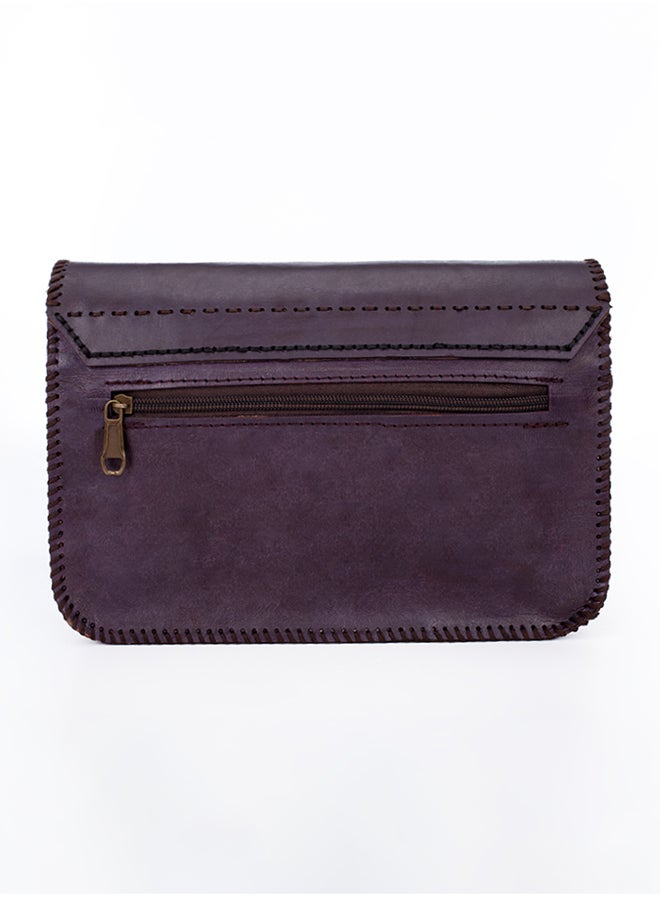 Sheer Fashionable Leather Crossbody Bag  - Image 3