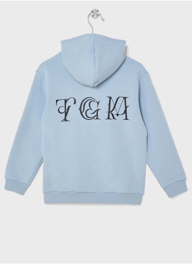 ذا جيفينج موفمنت Kids Logo Printed Hoodie