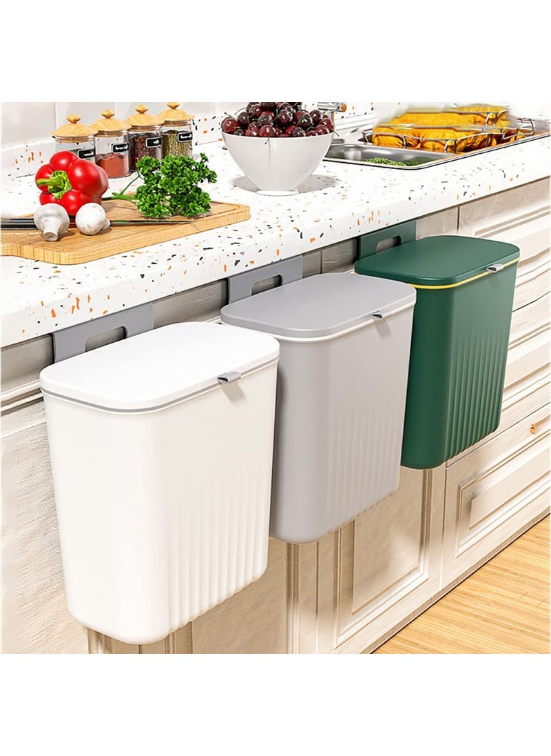 Humongous Humongous 24 Gallon Plastic Kitchen Trash can Garbage Bin Hanging Deodorant WallMounted Trash with lid Waste Basket Garbage Bin Multicolor  - Image 2