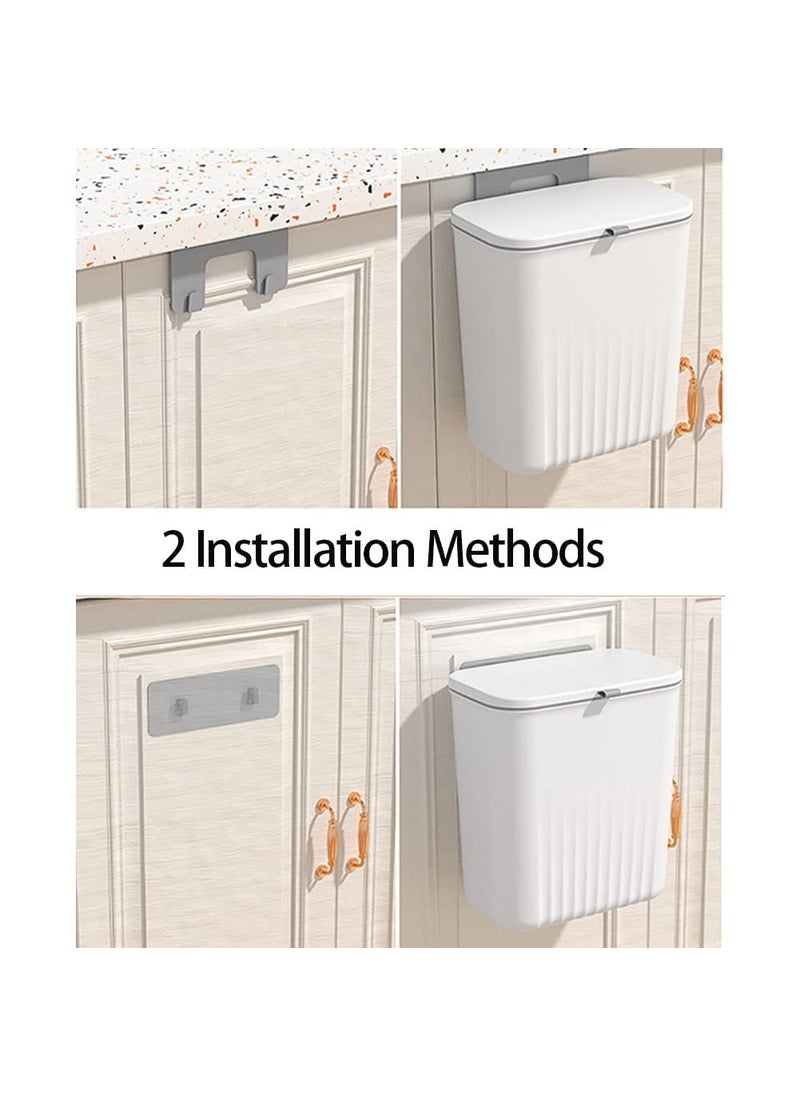 Humongous Humongous 24 Gallon Plastic Kitchen Trash can Garbage Bin Hanging Deodorant WallMounted Trash with lid Waste Basket Garbage Bin Multicolor  - Image 4