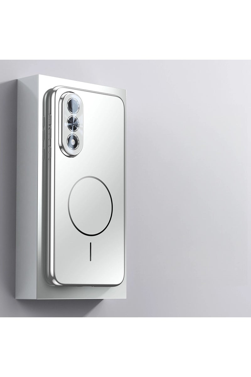 general Suitable for OnePlus ACE5 Ultra phone case Electroplated matte laser fine magnetic suction ring protective cover Drop-proof and scratch-proof full-edge outer shell