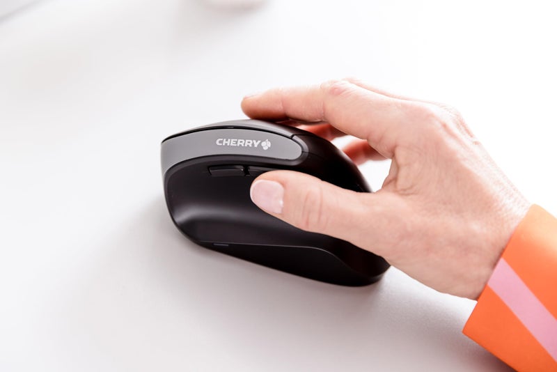 CHERRY MW4500 Wireless Vertical Ergonomic Optical Mouse, up to 1200 DPI, 6 Buttons and Scroll Wheel For Laptop, PC, Desktop or Mac. Right Handed. - Image 2