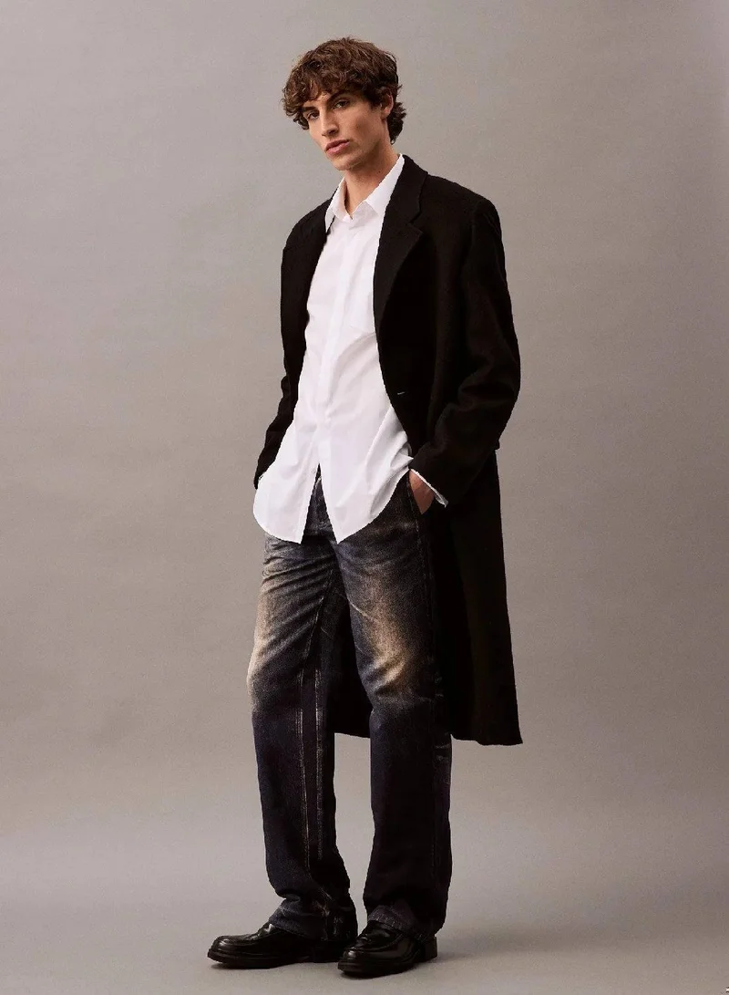 Calvin Klein Pocket Cotton Button-Down Shirt