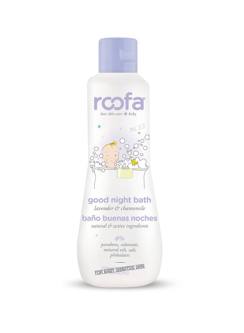 Roofa Spain Good Night Baby Bath Gel with Lavender & Chamomile 200ml 