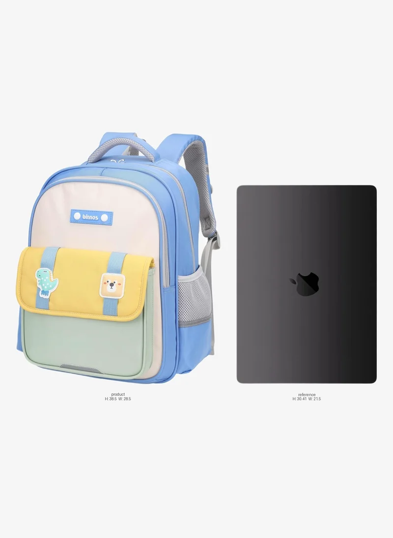 بينز Premium Kids Backpack Light Weight Water Resistant Multifunctional School Backpack for Girls and Boys, BNS6076, Blue