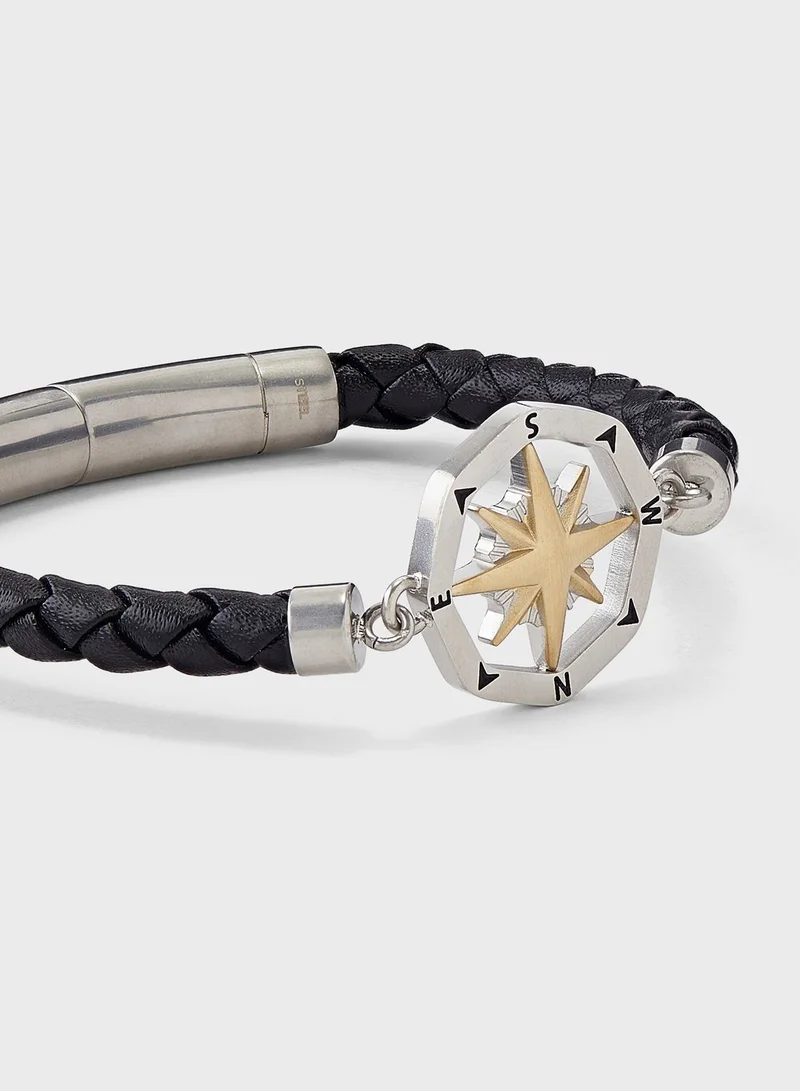 FOSSIL Jf04226998 Braided Bracelet
