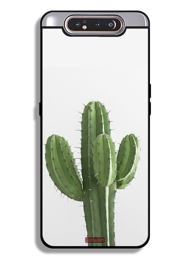 Tolwak Samsung Galaxy A80 Protective Case Cover Cactus Plant - Image 1