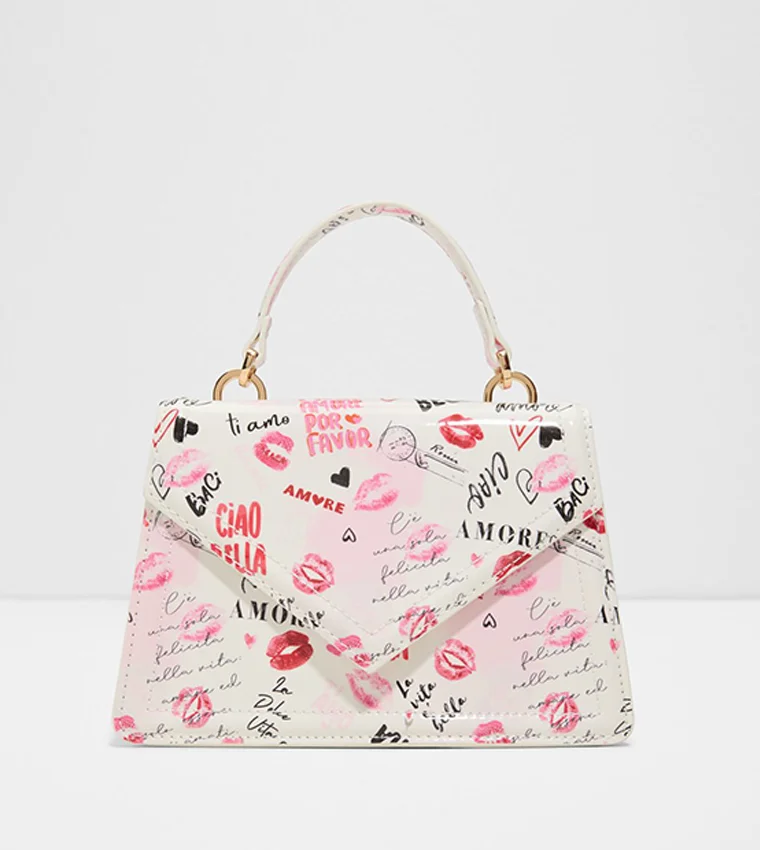 الدو BELLAVITA Printed Top Handle Bag