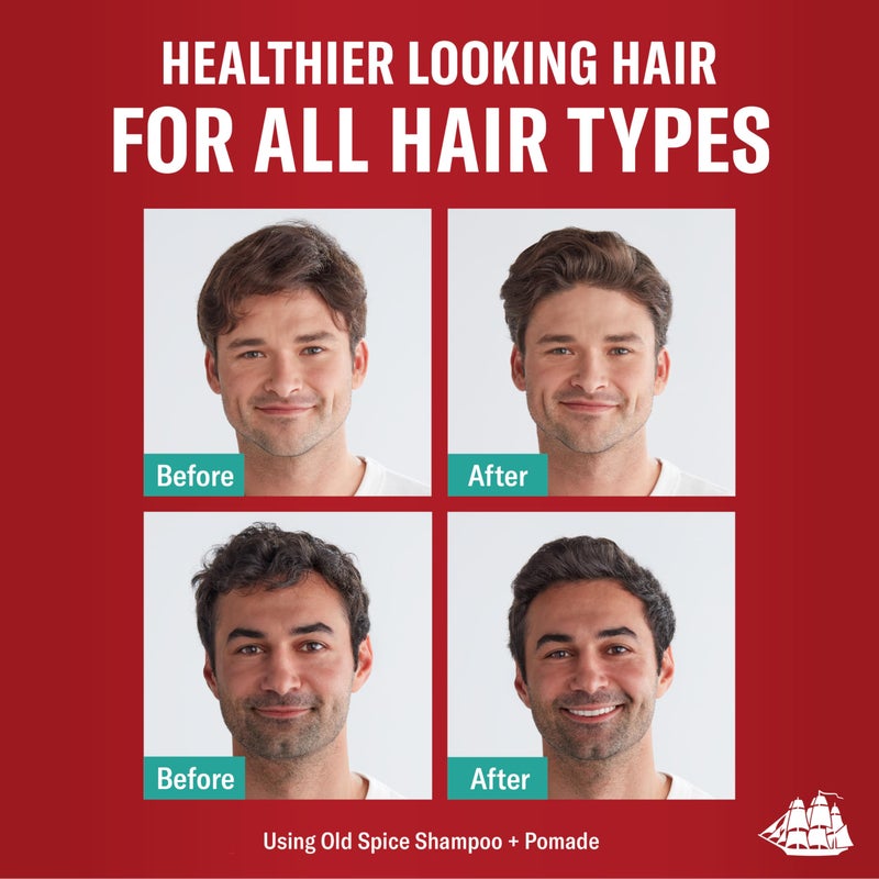 Old Spice Pure Sport 2-in-1 Shampoo and Conditioner Set for Men, Healthier, Fuller, More Moisturized Looking Hair, 29.2 Fl Oz Each, Twin Pack - Image 4