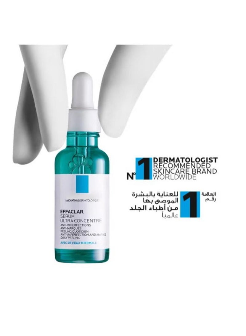 Effaclar Serum With Salicylic Acid And Niacinamide For Oily And Acne Prone Skin Clear 30ml