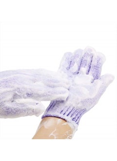 YOTURO Exfoliating Shower Bath Gloves【4 Pair】Double Side Durable Nylon Shower Gloves Body Scrub Exfoliator & Bathing Accessories for Men,Women & Kids Bath Scrubber for Acne & Dead Cell  - Image 4