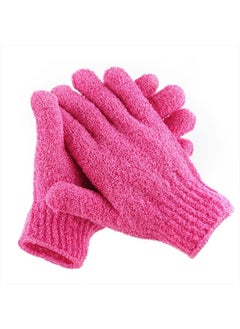 YOTURO Exfoliating Shower Bath Gloves【4 Pair】Double Side Durable Nylon Shower Gloves Body Scrub Exfoliator & Bathing Accessories for Men,Women & Kids Bath Scrubber for Acne & Dead Cell  - Image 3