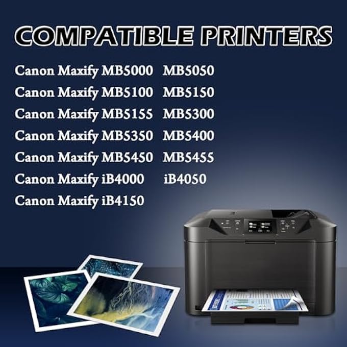 PGI-2500XL FOR CANON 2500XL PRINTER CARTRIDGES COMPATIBLE WITH CANON MAXIFY IB4050 IB4150 MB5050 MB5155 MB5300 MB5350 MB5400 MB5450 MB5455 (PACK OF 10) - Image 3