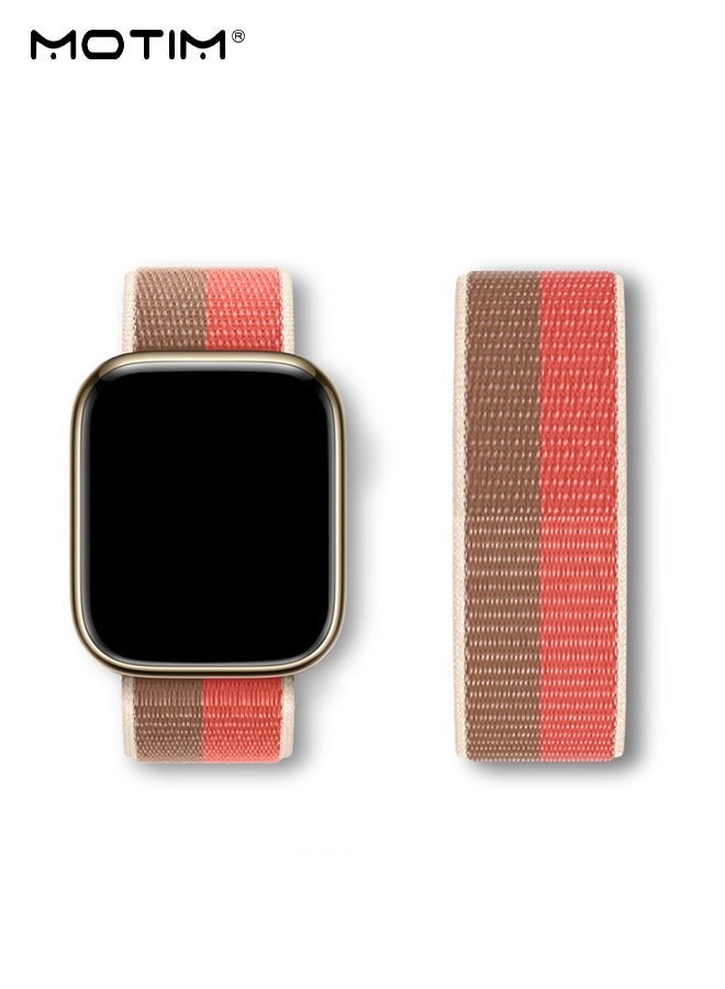 Motim Nylon Replacement Strap for Apple Watch Band 42mm 41mm 40mm 38mm Adjustable Braided Sports Watchband Women Men for iWatch Ultra/SE Series 11/10/9/8/7/6/5/4/3/2/1 - Image 1