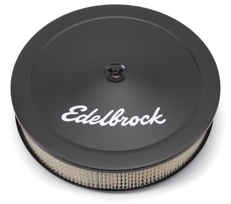 Edelbrock 1223 ProFlo Black Finish 3 Round Air Filter Element with 14 Diameter