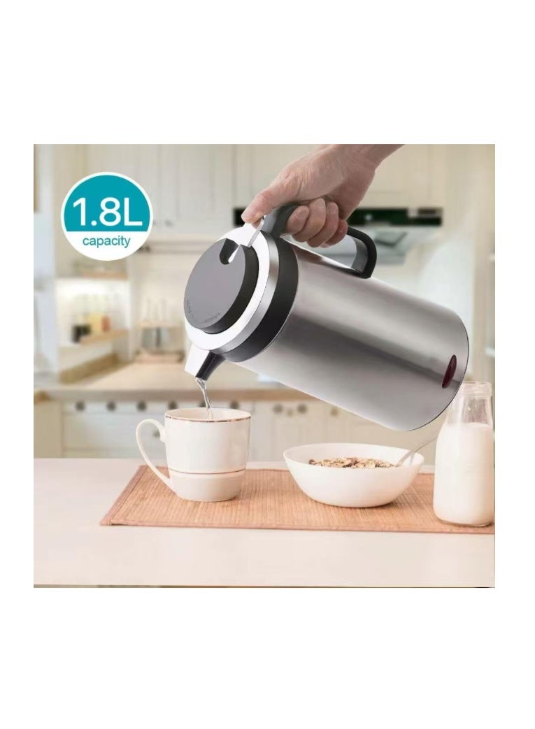 Estrella 1.8L insulated Electric kettle,304 stainless steel kettle,1500W double Electric Kettle,Insulated coffee and tea（1 YEAR warranty） - Image 2