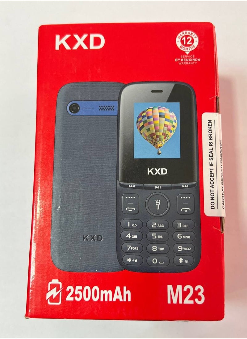 كيه إكس دي هاتف محمول KXD M23  ميجا بايت 32 رام - أسود مع بطارية كبيرة 2500 تعمل لاكثر من 10 ايام  - Image 5