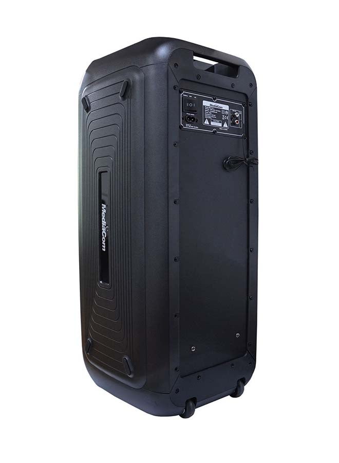 ميديا كوم مكبر صوت MCI 727+‎ بتقنية البلوتوث للاحتفال مع ميكروفونيين لاسلكيين MCI 727+ أسود - Image 5