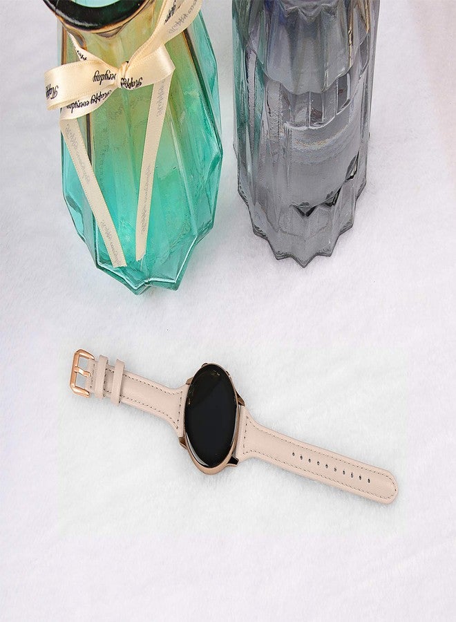 JOYOZY Leather Band Compatible with Samsung Galaxy Watch 6/7/FE/5/4 40mm 44mm,Active(40mm)/2(40mm)(44mm),Stylish Slim Wristband Strap for Galaxy Watch 42mm/Samsung Watch 6/4 Classic/Watch 5 Pro 45mm - Image 5