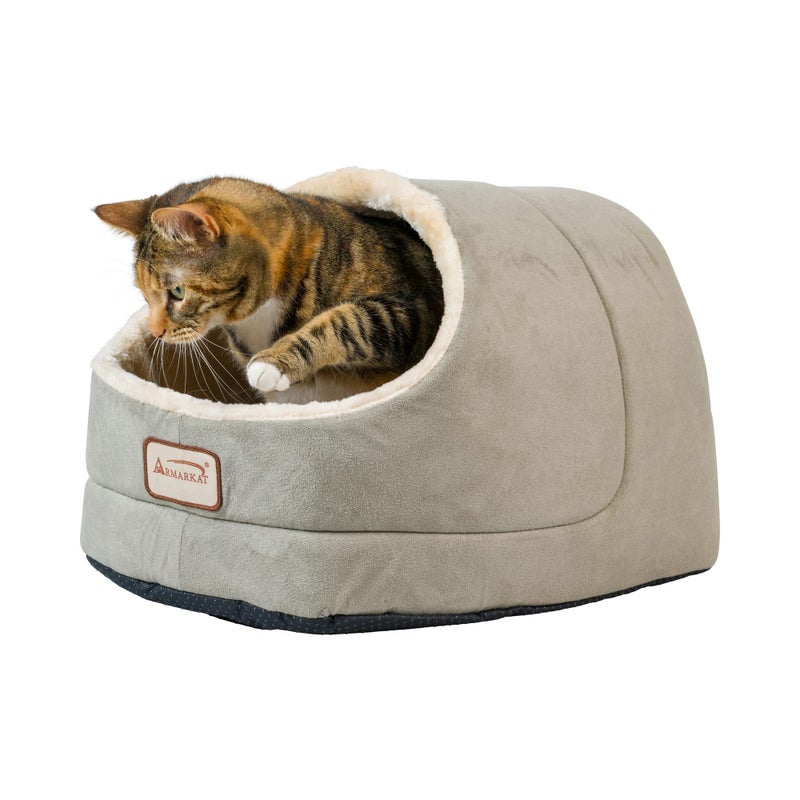Armarkat Sage Green Cat Bed Size, 18-Inch by 14-Inch - Image 1