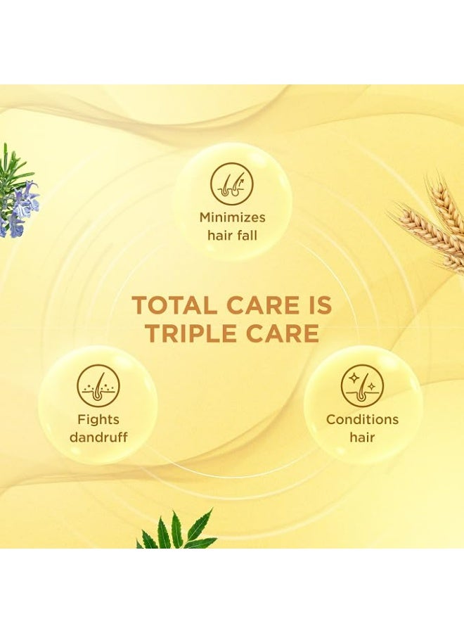 Medimix Total Care Shampoo 200g for Men & Women | Minimize Hairfall, Fight Dandruff with Hair Conditioning | Infused with 9 Herbal Ingredients - Image 4