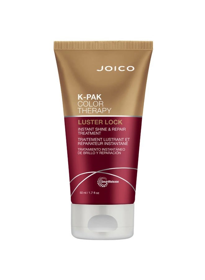 JOICO K-PAK Color Therapy Luster Lock Instant Shine & Repair Treatment | For Color-Treated Hair | Boost Color Vibrancy | Repair Breakage | With Keratin & Argan Oil | 1.7 Fl Oz - Image 1