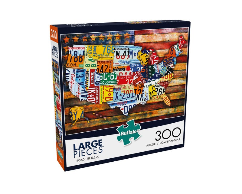 Buffalo Games - Road Trip USA - 300 Large Piece Jigsaw Puzzle, 21-1/4inx15in - Image 2