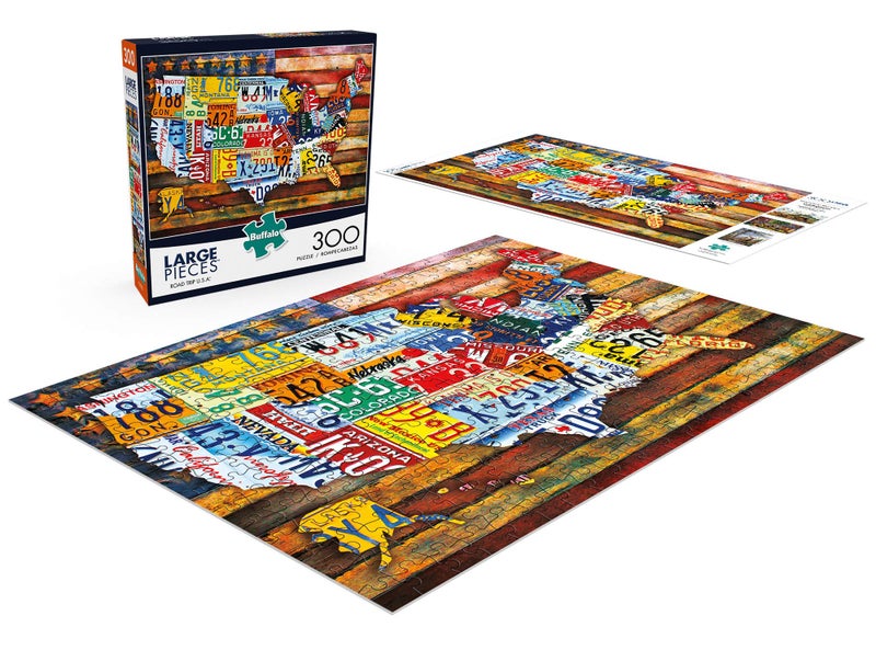 Buffalo Games - Road Trip USA - 300 Large Piece Jigsaw Puzzle, 21-1/4inx15in - Image 3