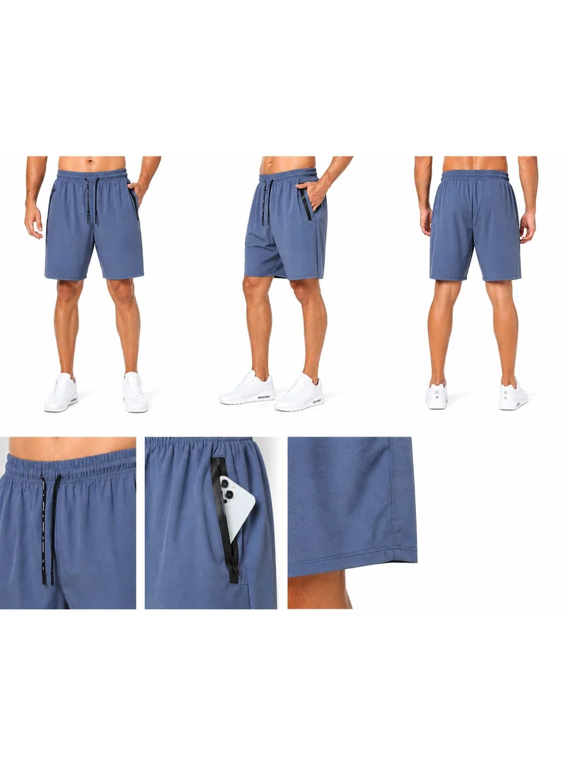 THUGFIT Blue THUGFIT ActivePulse Performance Men's 11" Inseam Shorts - Blue for Men | Best Price UAE