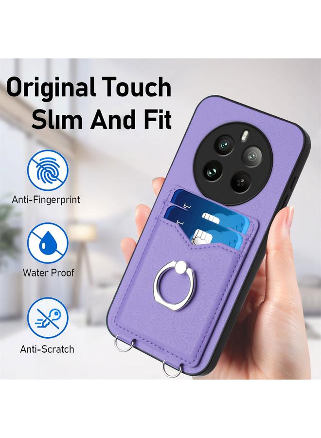 S-TOP Case For Realme P1 Pro 5G R20 Crossbody Rope Ring Card Holder Phone Case - Image 5