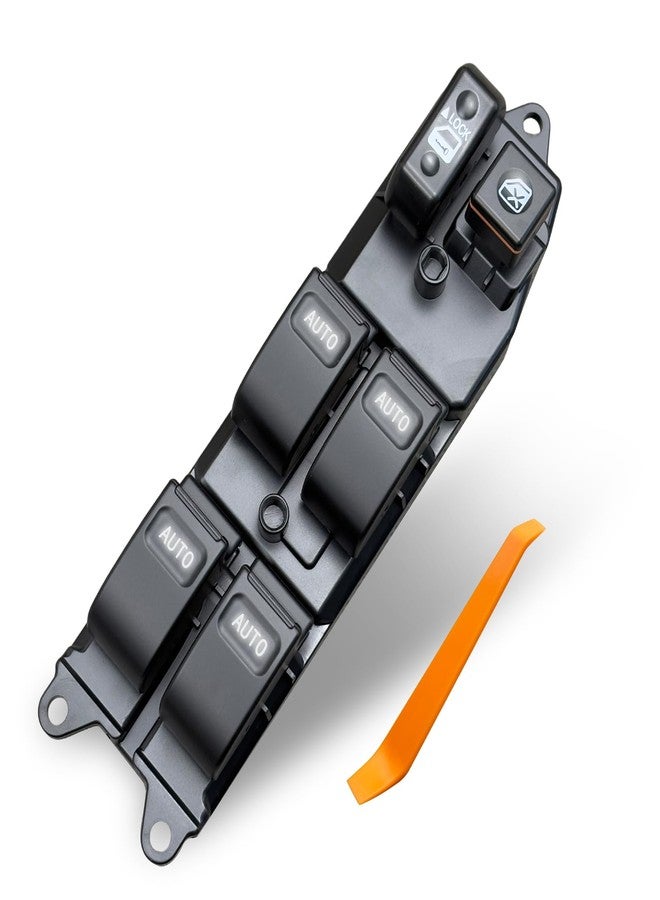 BELGEMAY Driver-Side Window Switch - 84820-12480/12460/0F040/02150 - Fits 02-15 Toyota Corolla EX/Prius/RAV4/Camry/Sienna/Fortuner (One-Touch, White LED) - W/Tool, 1-Year Warranty - Image 1
