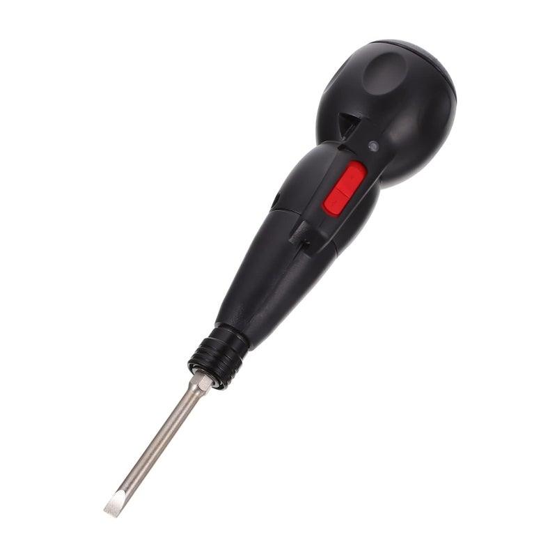 Rechargeable Electric Screwdriver Compact Drill Set with 3 Interchangeable Bits for Home Repair - Image 2