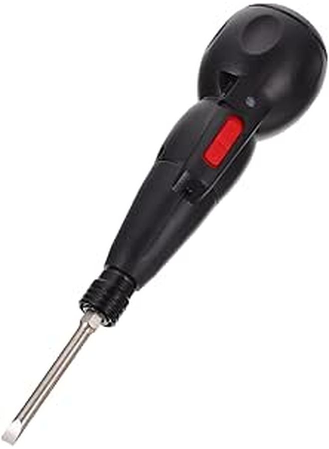 Rechargeable Electric Screwdriver Compact Drill Set with 3 Interchangeable Bits for Home Repair - Image 1