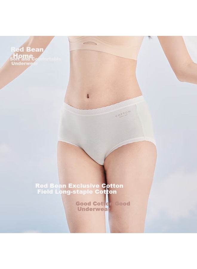 Hodo [same As In Mall] Women's Underwear, Hodo Cotton Antibacterial Cotton-spandex Elastic Triangle Panties, 3-pack - Image 1