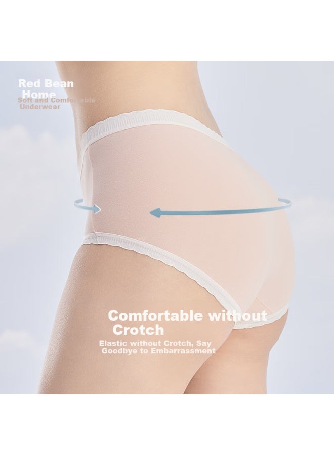 Hodo [same As In Mall] Women's Underwear, Hodo Cotton Antibacterial Cotton-spandex Elastic Triangle Panties, 3-pack - Image 3
