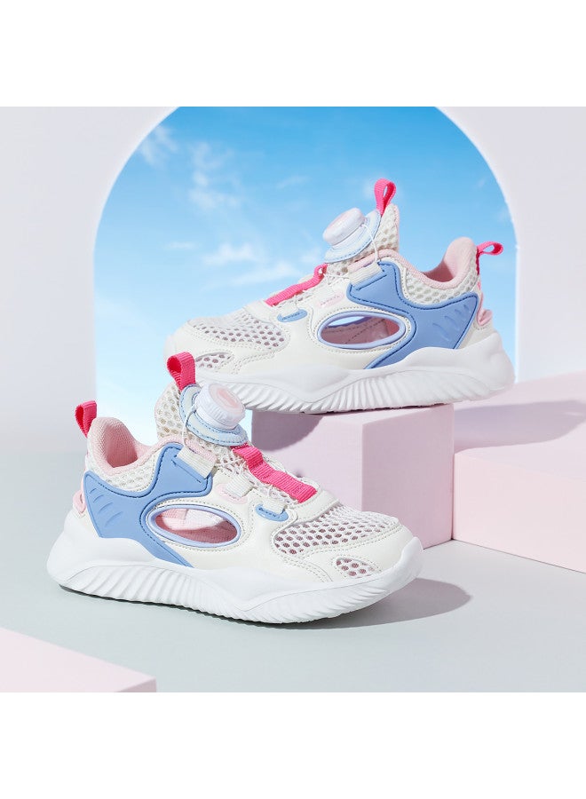 Bumblebee Rotary Button Kids Shoes, Boys' Summer Mid-big Children Frame Shoes, Comfortable Children's Sneakers, Girls' Breathable Shoes - Image 2