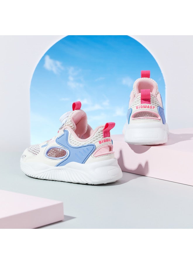 Bumblebee Rotary Button Kids Shoes, Boys' Summer Mid-big Children Frame Shoes, Comfortable Children's Sneakers, Girls' Breathable Shoes - Image 5