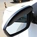 KPFILEH 2PCS Car Rear View Mirror Rain Visor Guard PVC Auto Side Mirror Rain Eyebrow Cover Decoration Waterproof Car Exterior Mirrors Protector Accessories for SUV Truck 104Black - Image 2