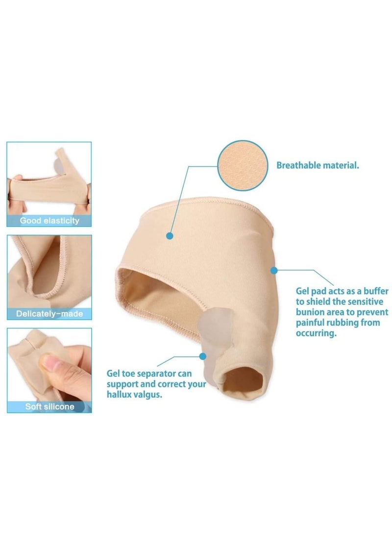 7 قطع لحماية وسادة البونيون دعم إبهام القدم الكبير فواصل دعامات - Image 5