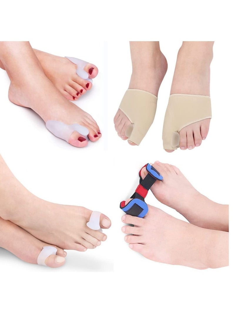 7 قطع لحماية وسادة البونيون دعم إبهام القدم الكبير فواصل دعامات - Image 1