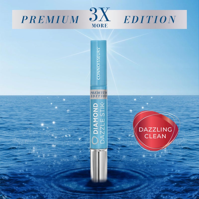 CONNOISSEURS Premium Edition Extra Large Diamond Dazzle Stik for Rings, Earrings, and Bracelets - Portable Jewelry Cleaner Solution Pen - Image 2