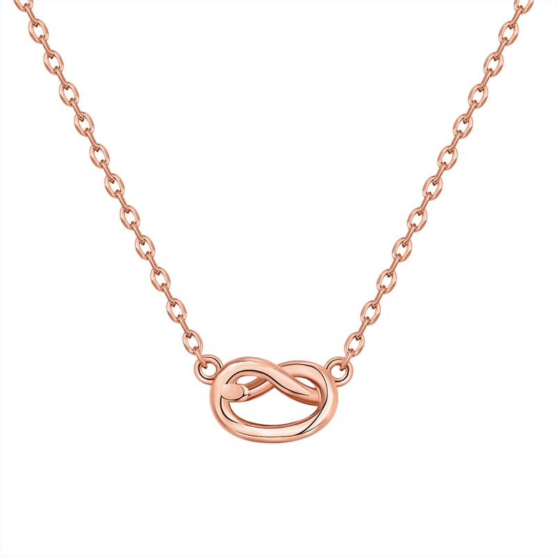 PAVOI 14K Rose Gold Plated Infinity Pendant Necklace | Bridesmaids Cute Necklaces for Women - Image 4
