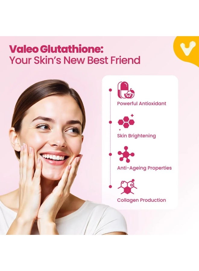 Valeo Glutathione Effervescent Tablets 20 Pack of 2 - Image 4