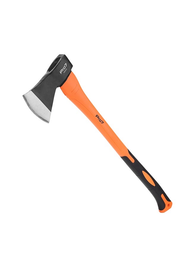 LAWAZIM Pro7 Axe with Fiber Handle -1250g- Lightweight Wood Chopping and Camping Axe with Anti-Slip Grip, Shock-Absorbing Fiberglass Handle & Rust-Resistant Head for Gardening, Firewood & Outdoor Use - Image 1